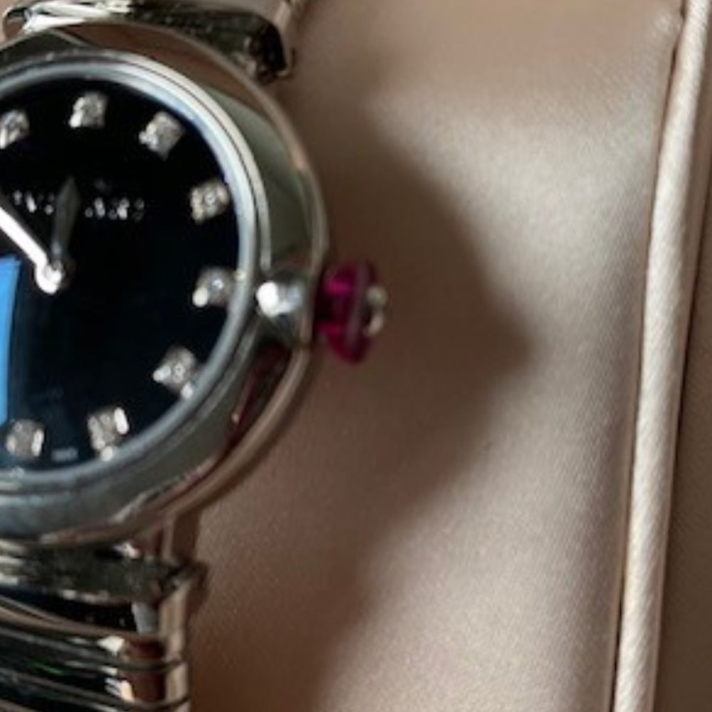 BVLGARI LVCEA Tubogas Quartz Diamond Black Dial - Picture 4 of 8